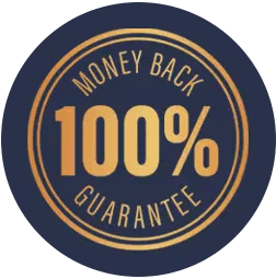 60-day money back guarantee golden seal badge high quality